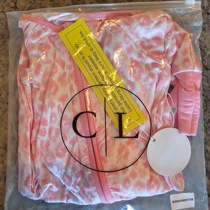 NWT Caden Lane 18- 24 month zippy- Blush Leopard
